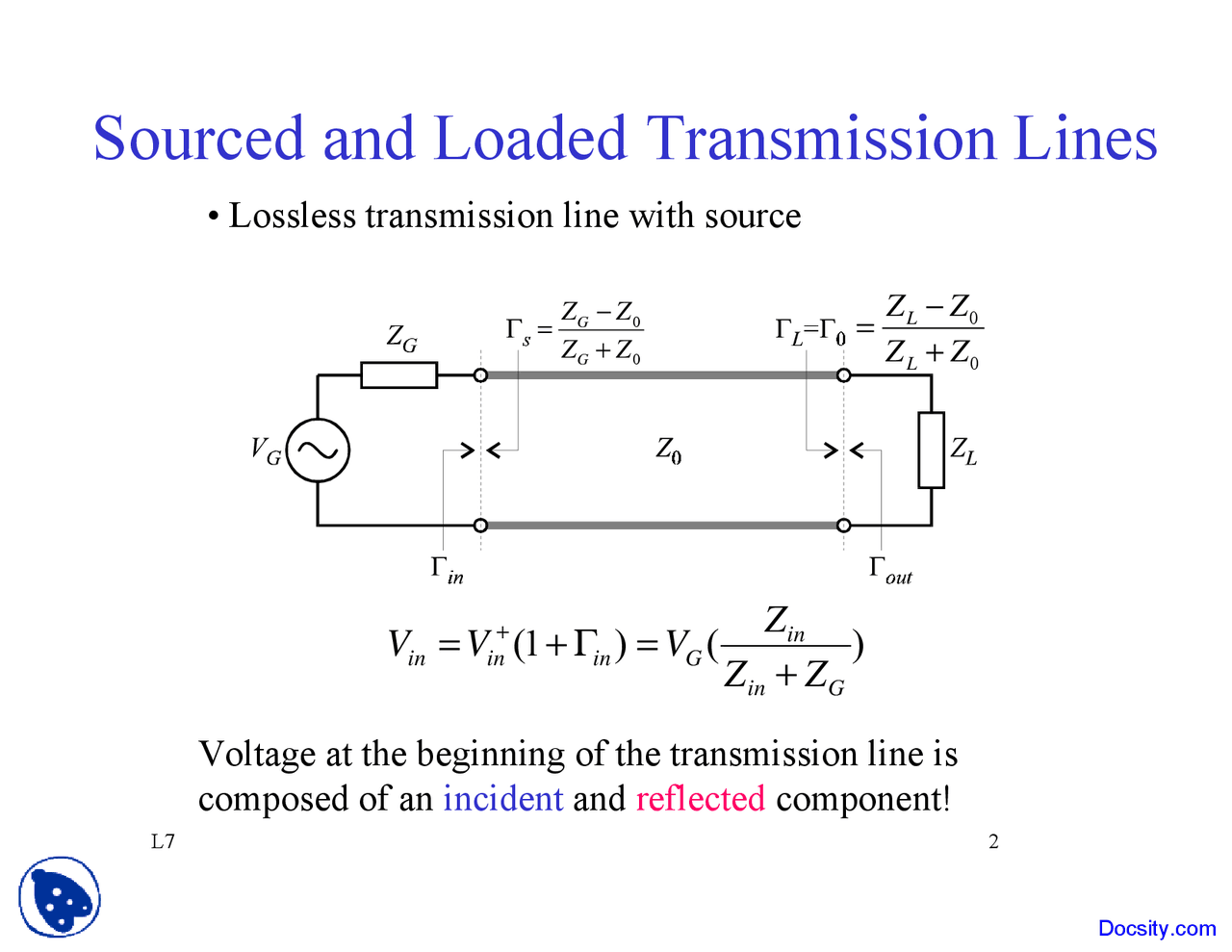 Source Vs Load Side Sourced and Loaded Transmission Lines - RF and Microwave Engineering ...