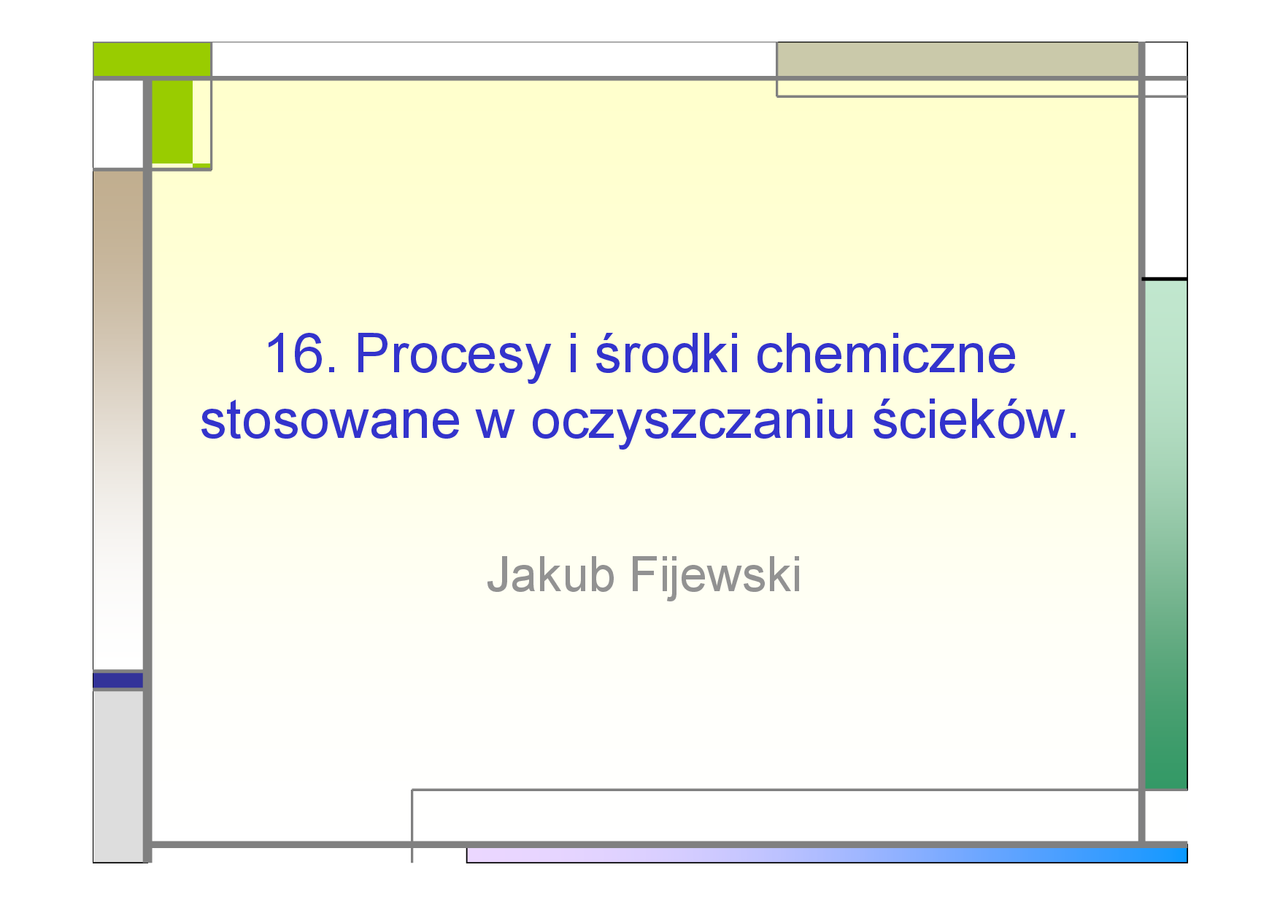 Ochrona środowiska, prezentacja - Notatki - Biologia - Część 1 - Docsity