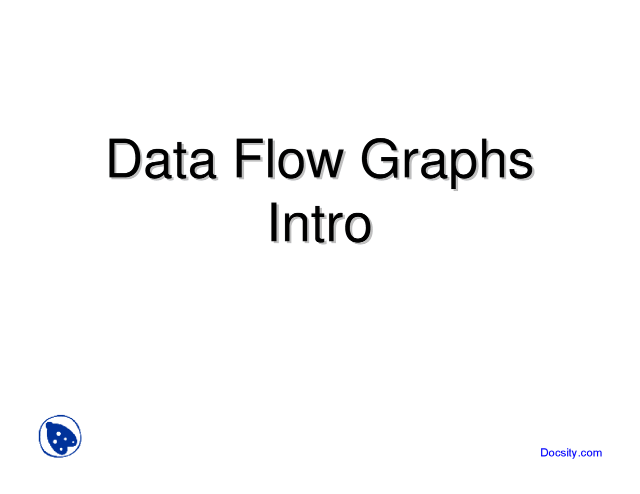 Data Flow Graphs - Design Automation of Embedded Systems - Lecture ...