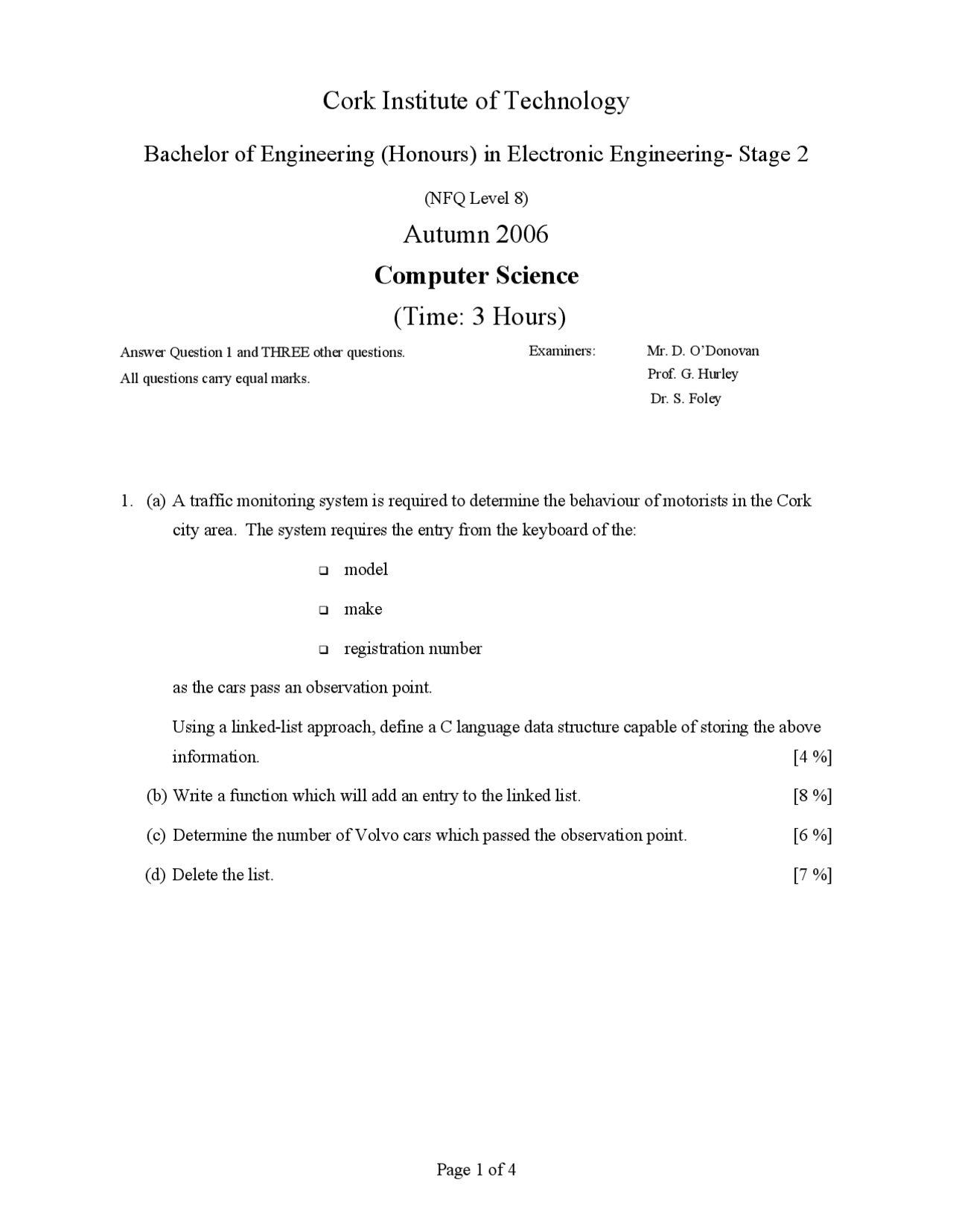 Reference - Computer Science - Exam - Docsity
