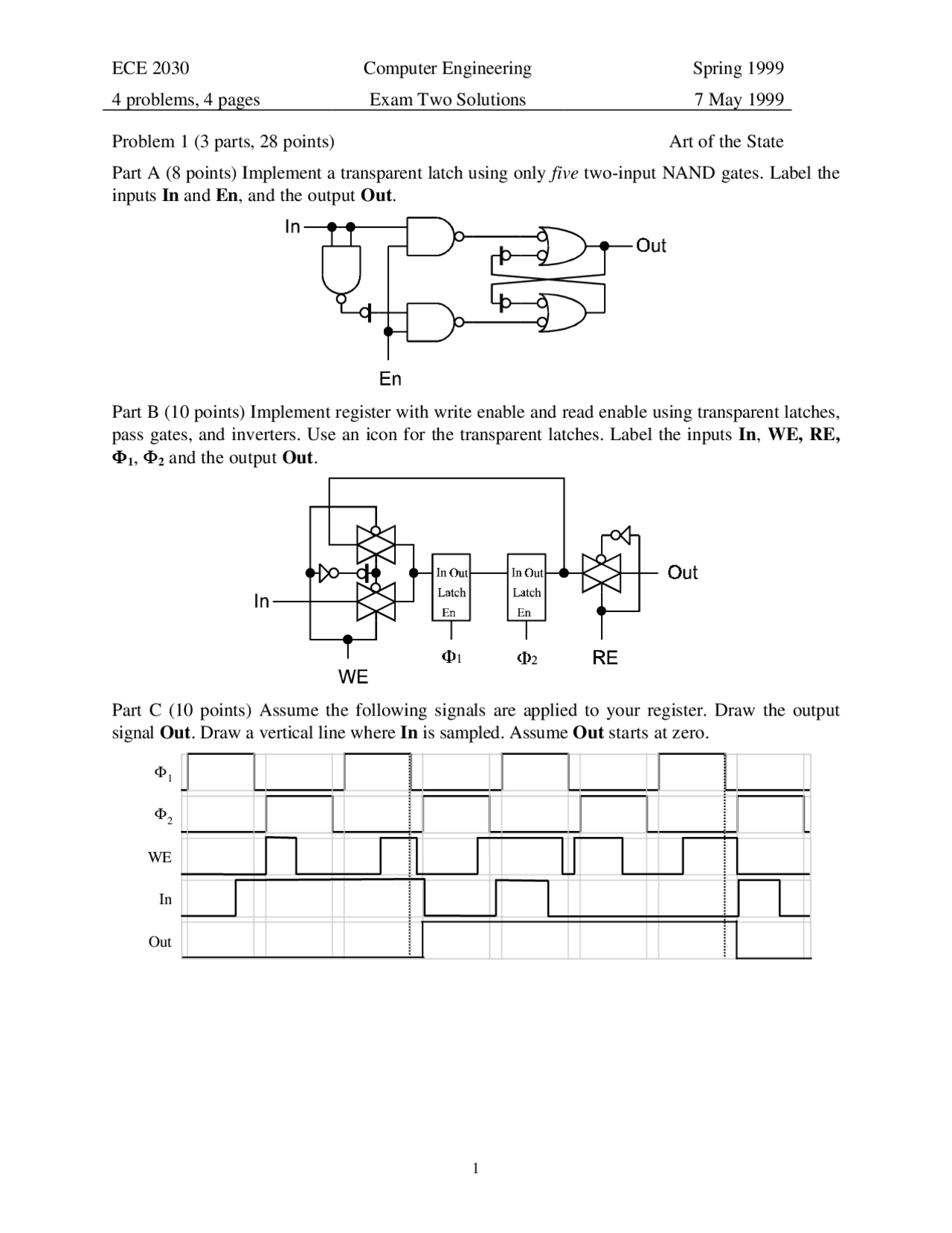 Precedence - Computer Engineering - Solved Exam - Docsity