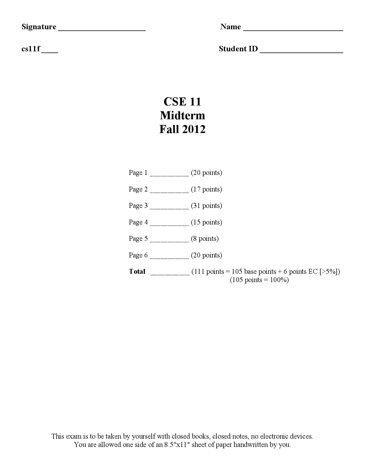 Draw Stack Frames - Java- Past Exam Paper - Docsity