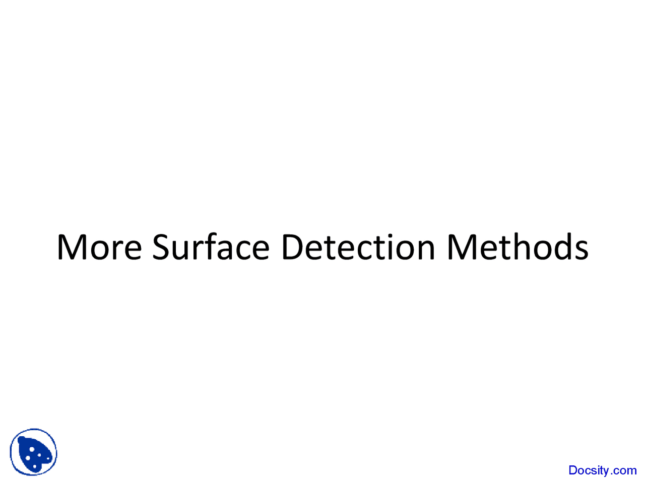 More Surface Detection Methods - Computer Graphics - Lecture Slides ...