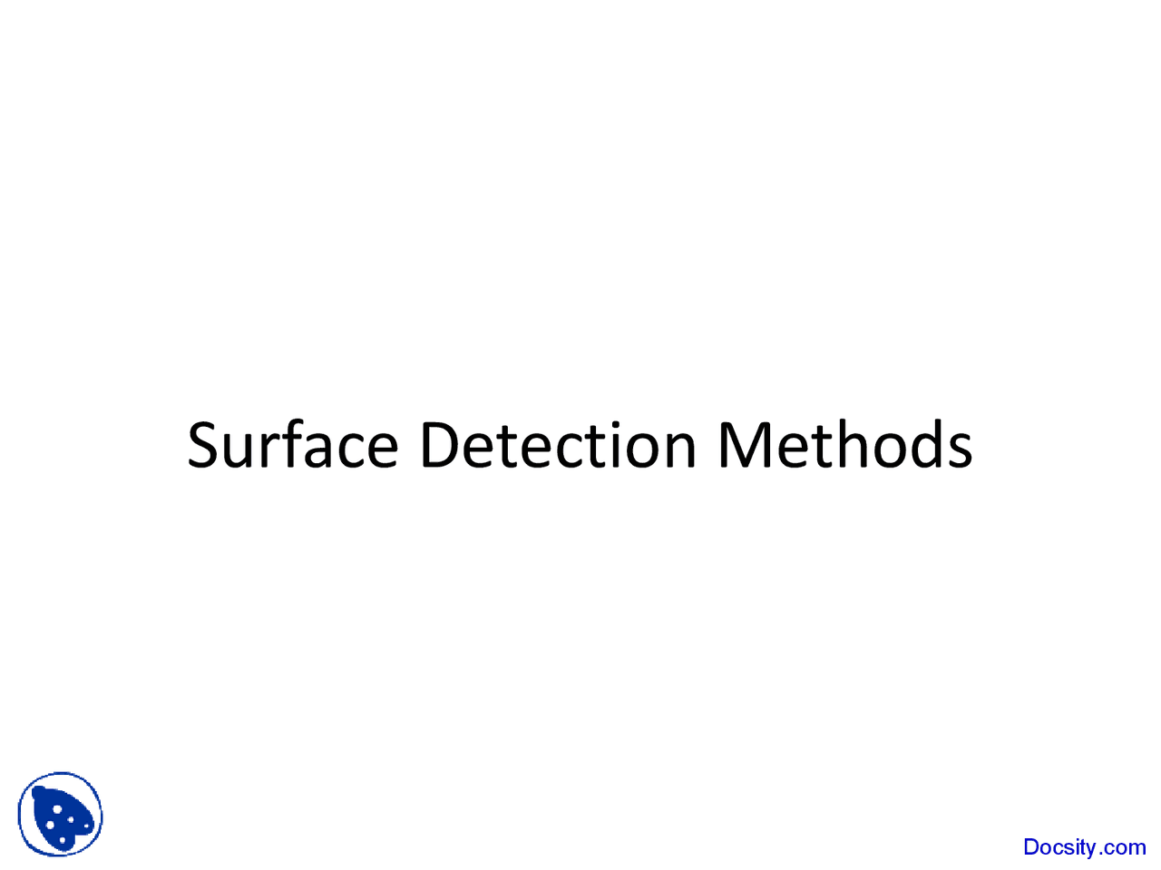 Surface Detection Methods - Computer Graphics - Lecture Slides - Docsity