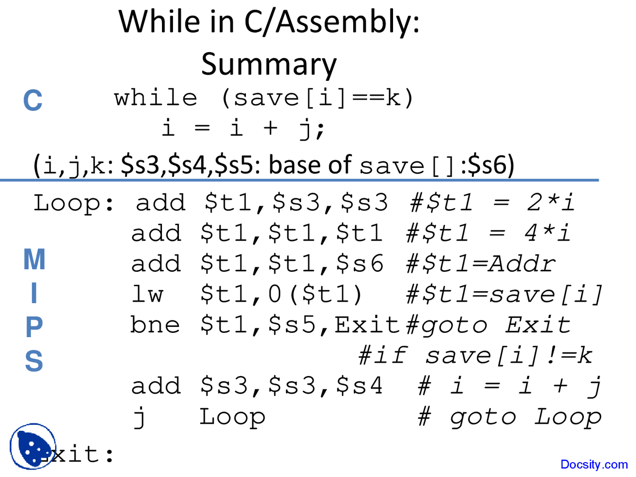 Assembly - Design and Architecture of Computer Systems - Lecture Slides ...