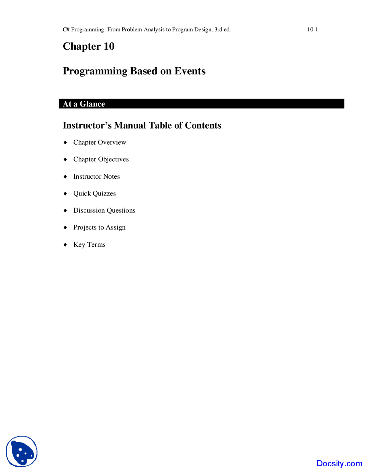 software dev lect 5 - lecture notes - chapter 13... Programming - Advanced Programming - Lecture Notes - Docsity