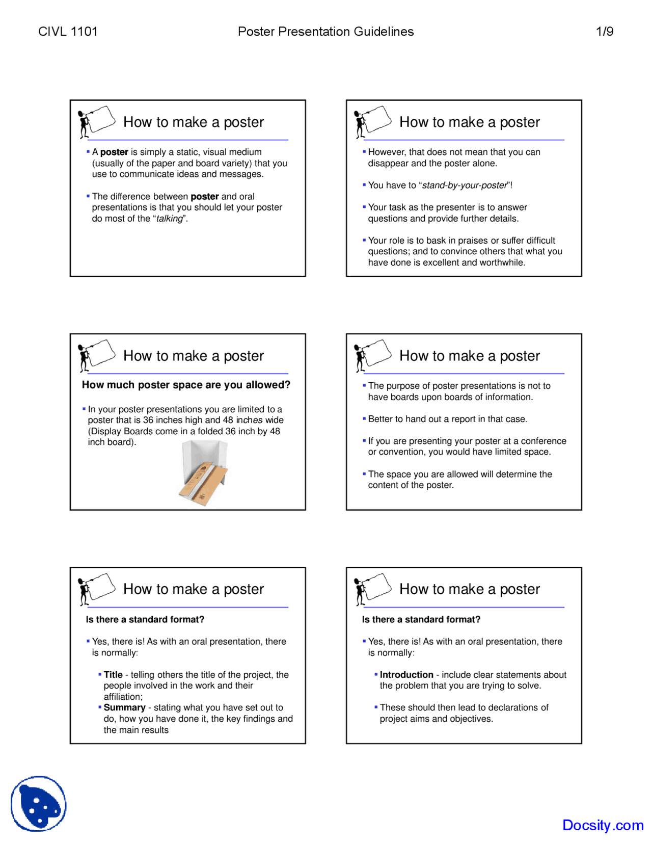 Poster Presentation Guidelines - Civil Engineering Measurements ...