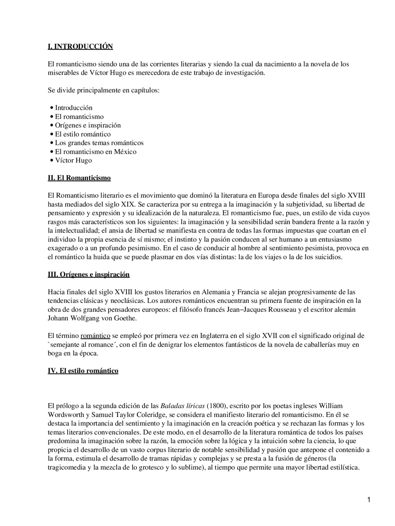 Los Miserables Apuntes Literatura Docsity