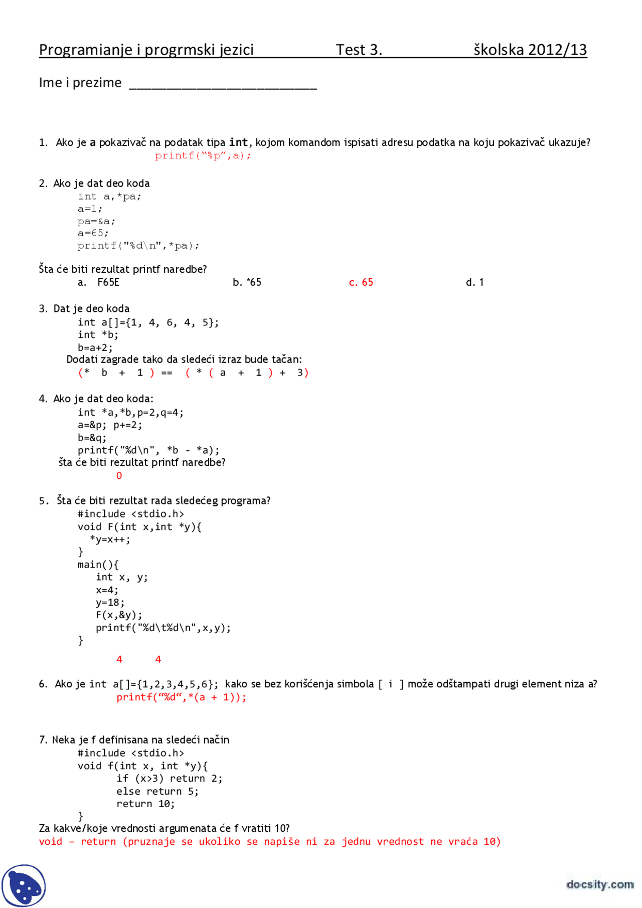Test-Kontrolni-Informatika i racunarstvo | Ispiti' predlog Računarstvo ...