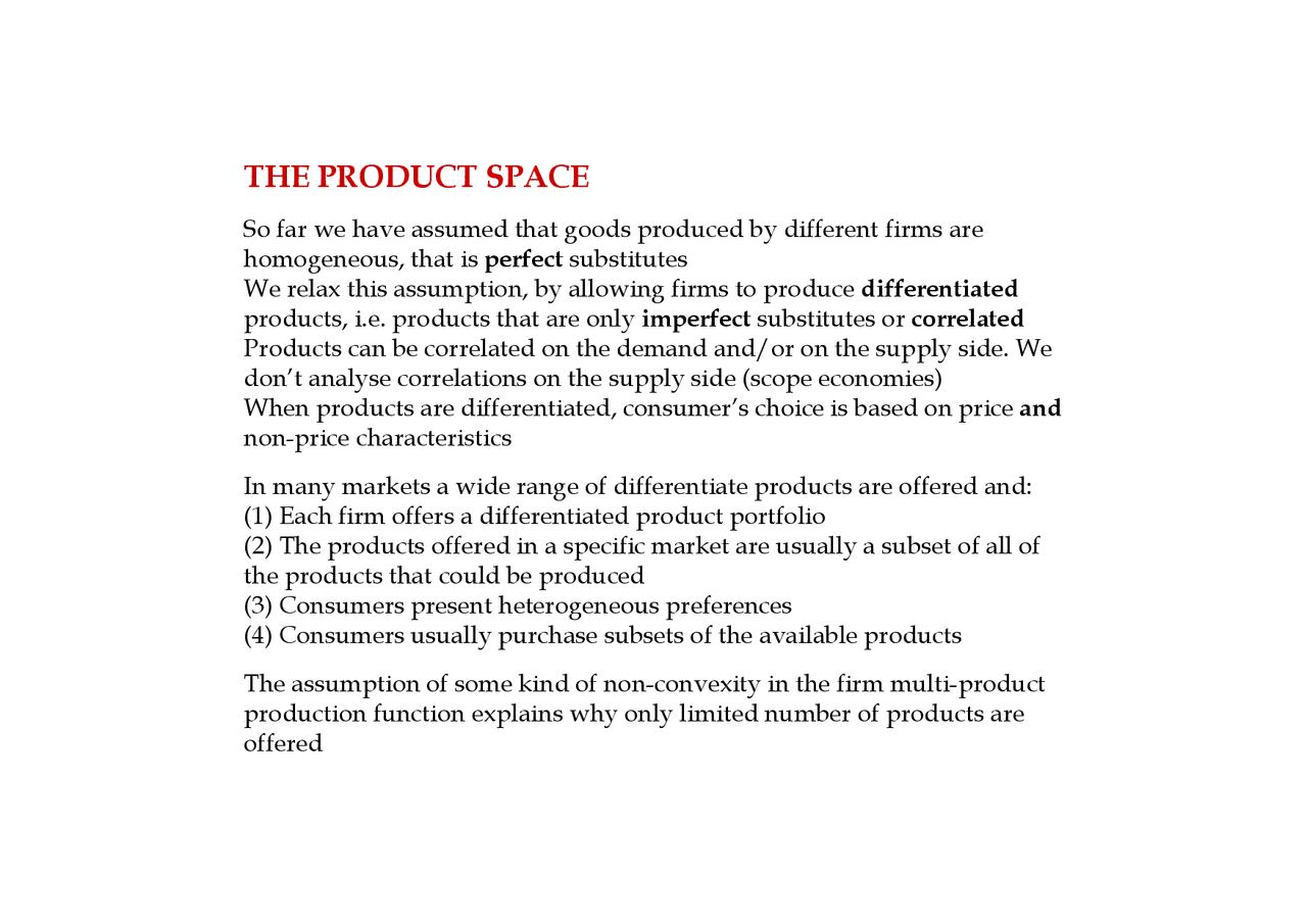 7. oligopoly of differentiated products Docsity