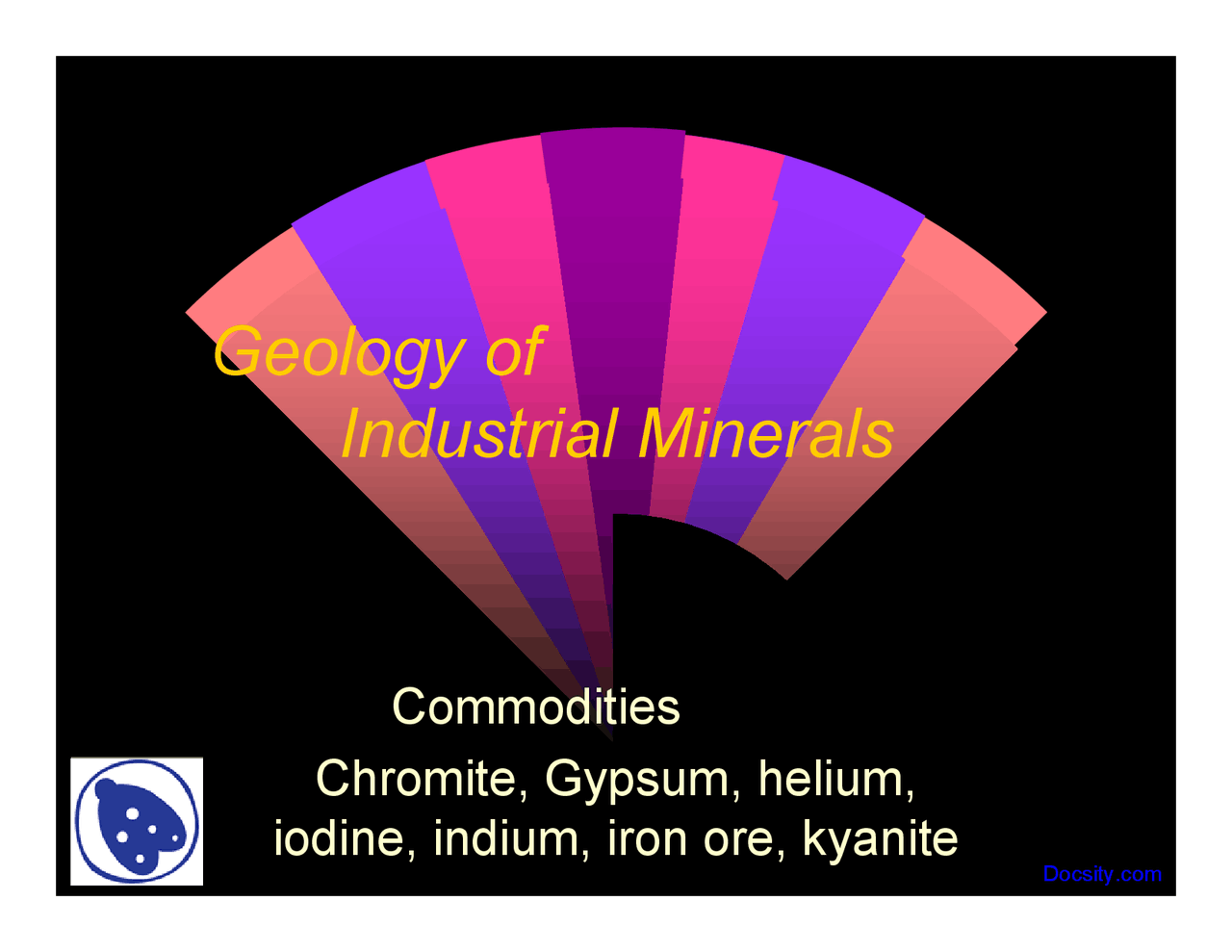 Geology of Industrial Minerals - Mineral Deposits - Lecture Slides ...