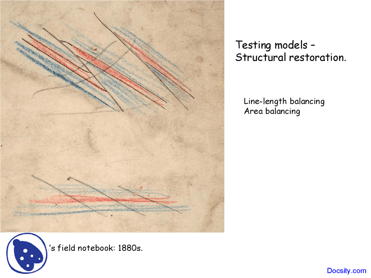 Testing Models - Structural Geology - Lecture Slides - Docsity
