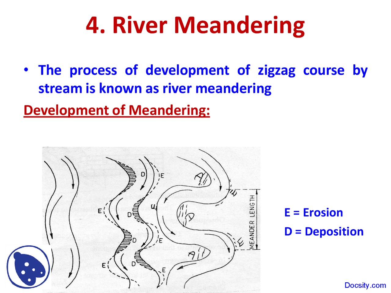 River Meandering - Engineering Geology - Lecture Slides | Slides ...