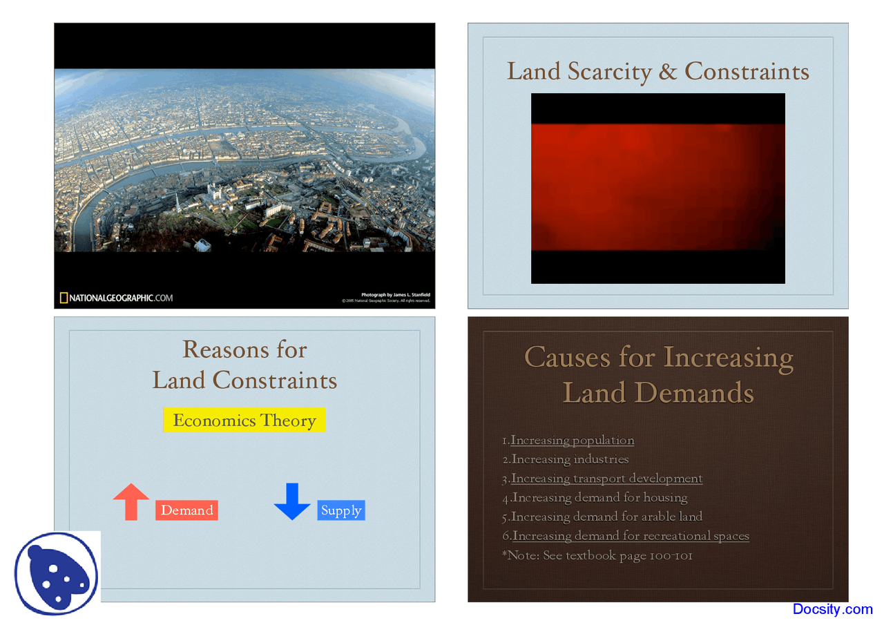 The Geography of Scarcity