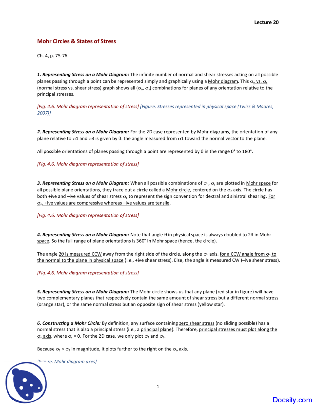 Constructing - Structural Geology - Lecture Notes - Docsity Constructing - Structural Geology - Lecture Notes - Docsity