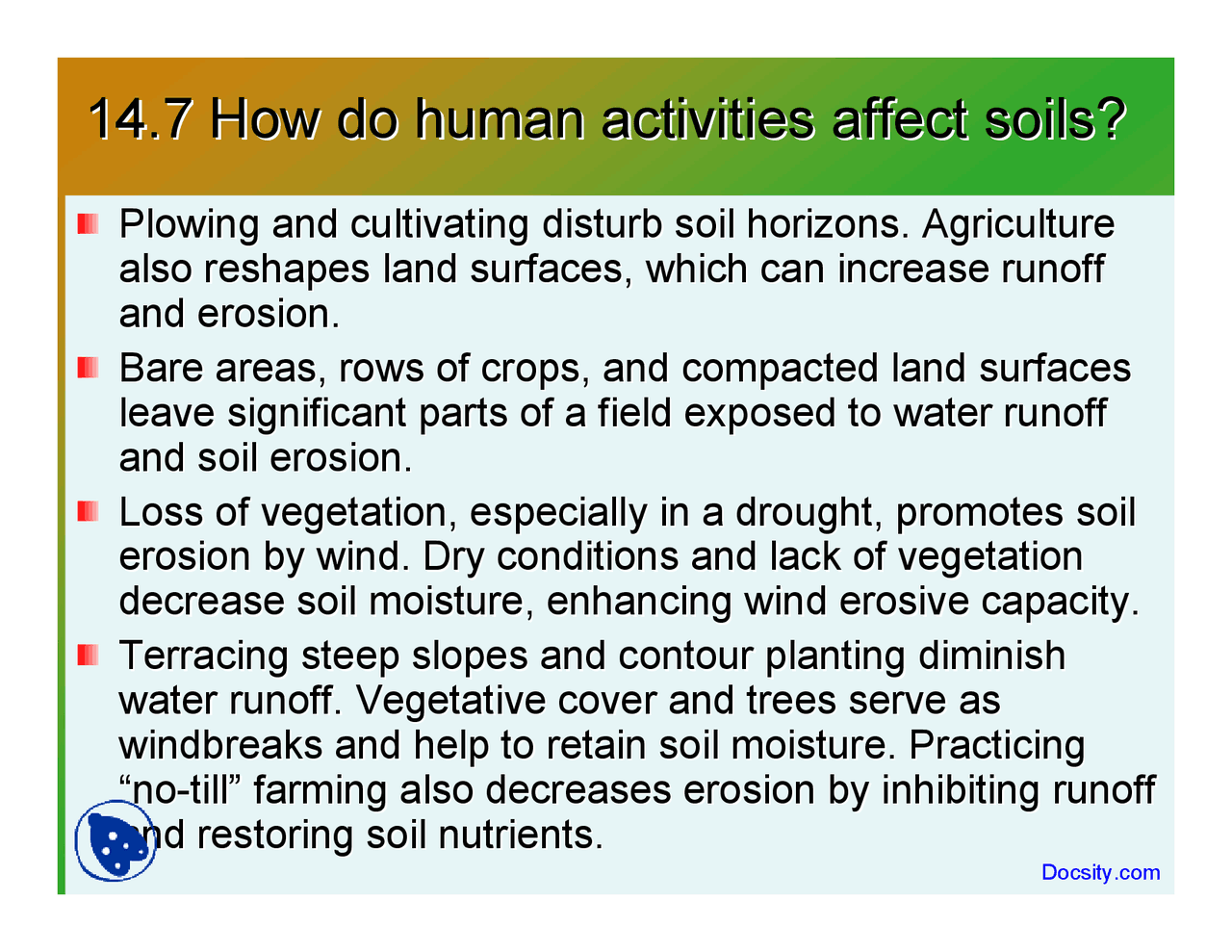 Soils Environmental Geology Lecture Slides Docsity Soils Environmental Geology Lecture Slides Docsity