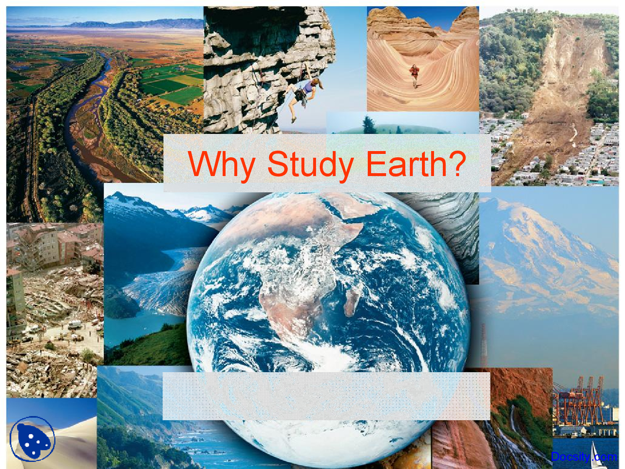 Study Earth - Environmental Geology - Lecture Slides - Docsity