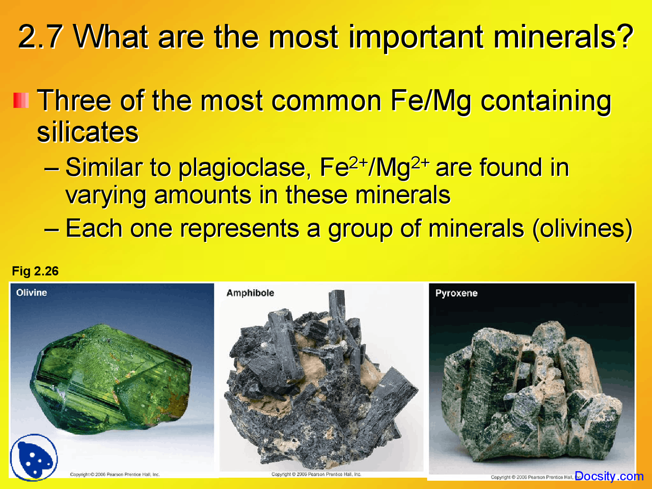 Important Minerals Environmental Geology Lecture Slides Docsity