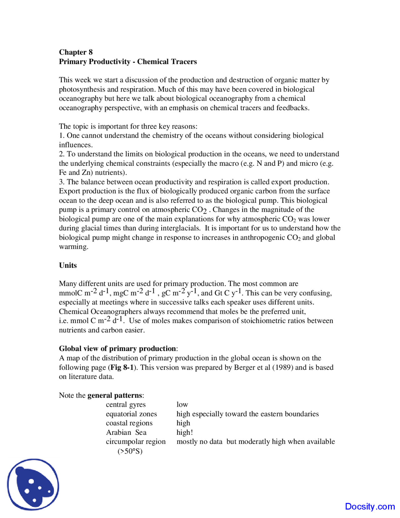 Chemical Tracers - Geochemistry I - Lecture Notes | Study notes ...