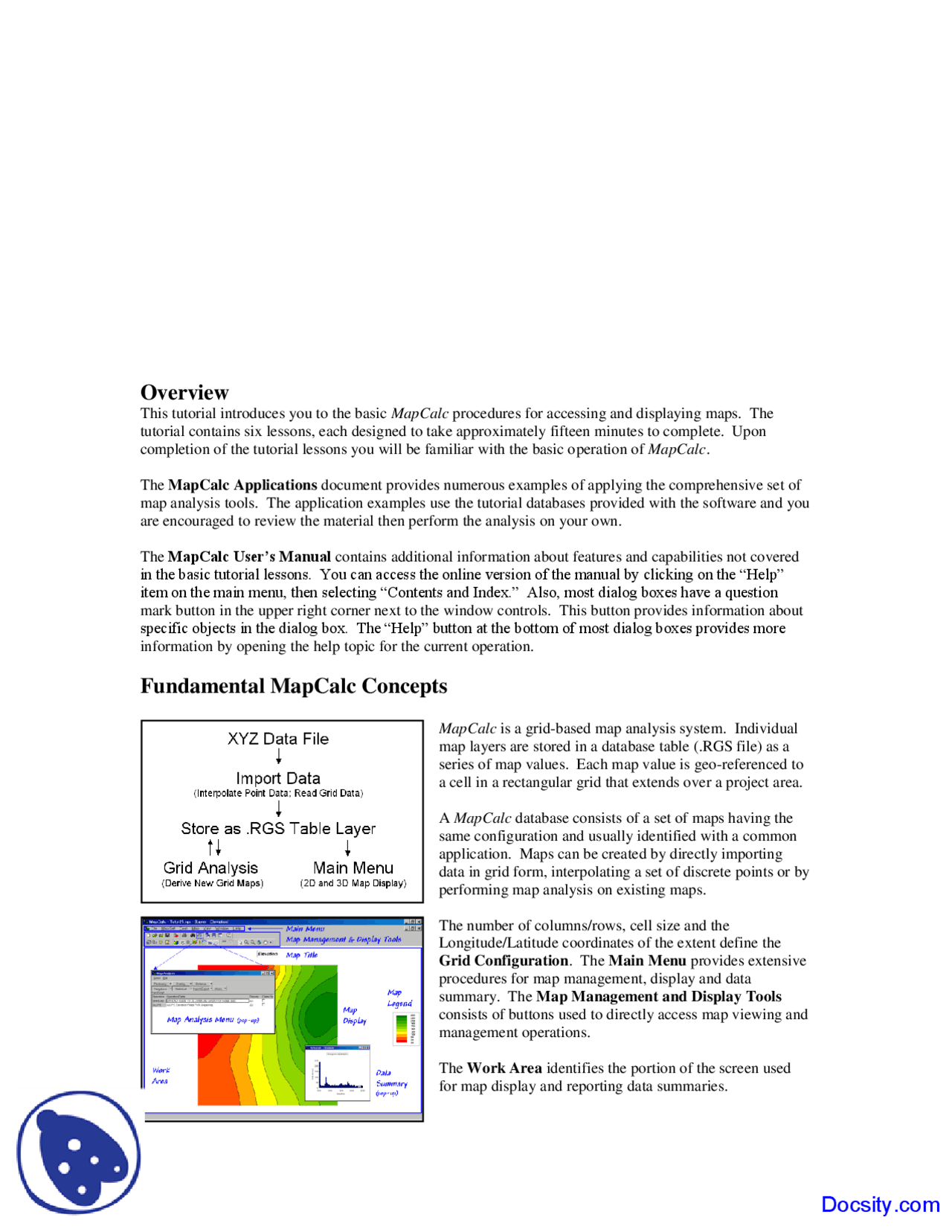 Overview - GIS and Mapping - Lecture Notes - Docsity