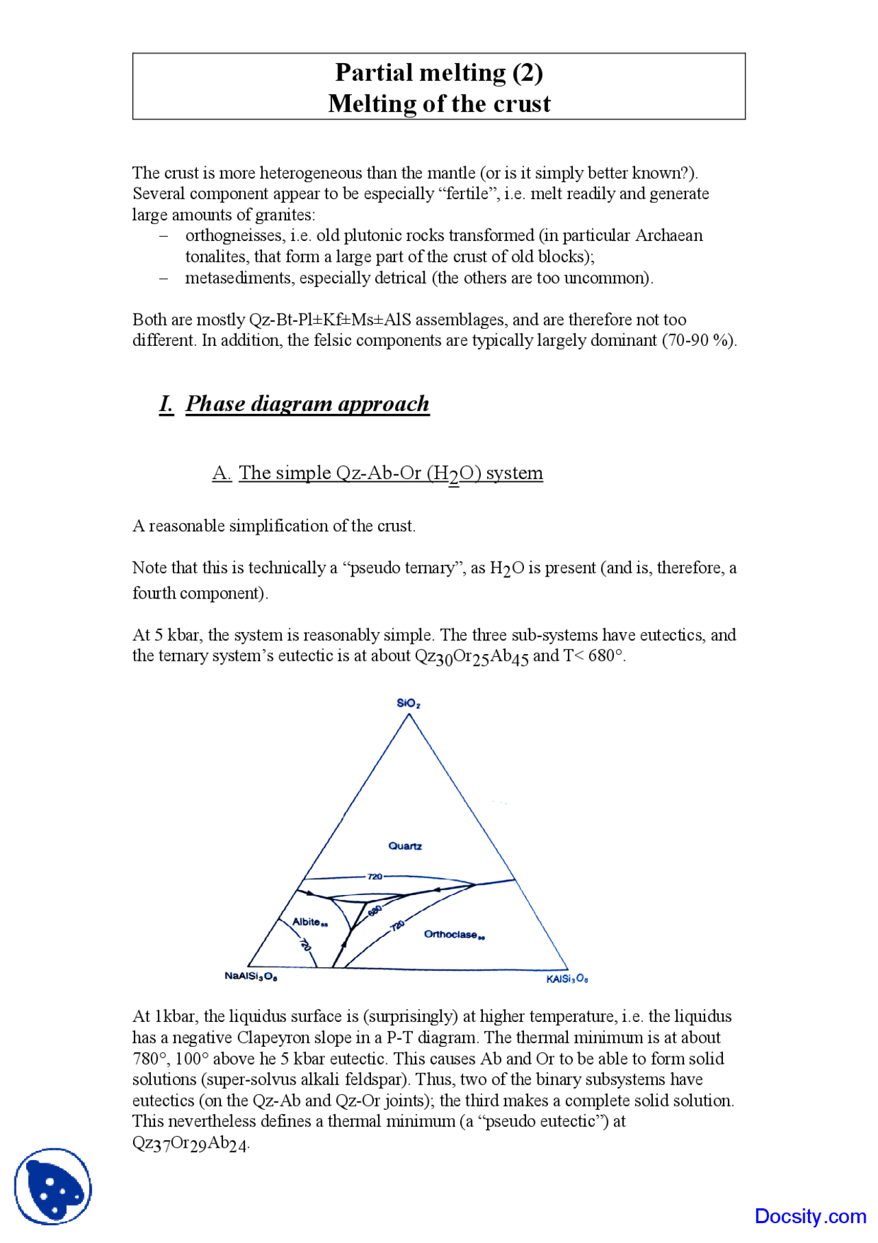 Heterogeneous - Geochemistry I - Lecture Notes - Docsity