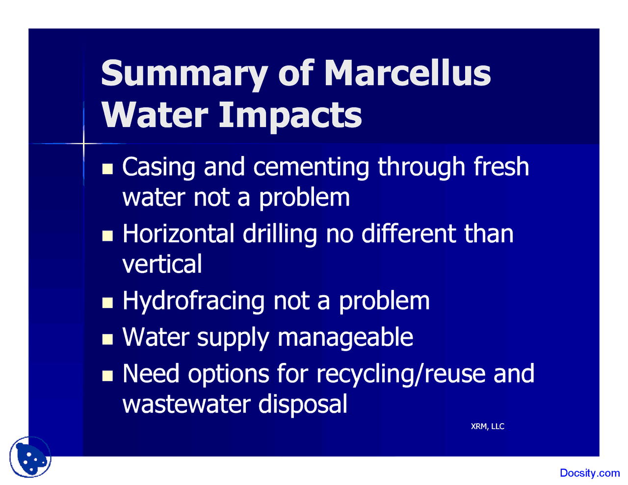 Water Impacts - Environmental Geology - Lecture Slides - Docsity