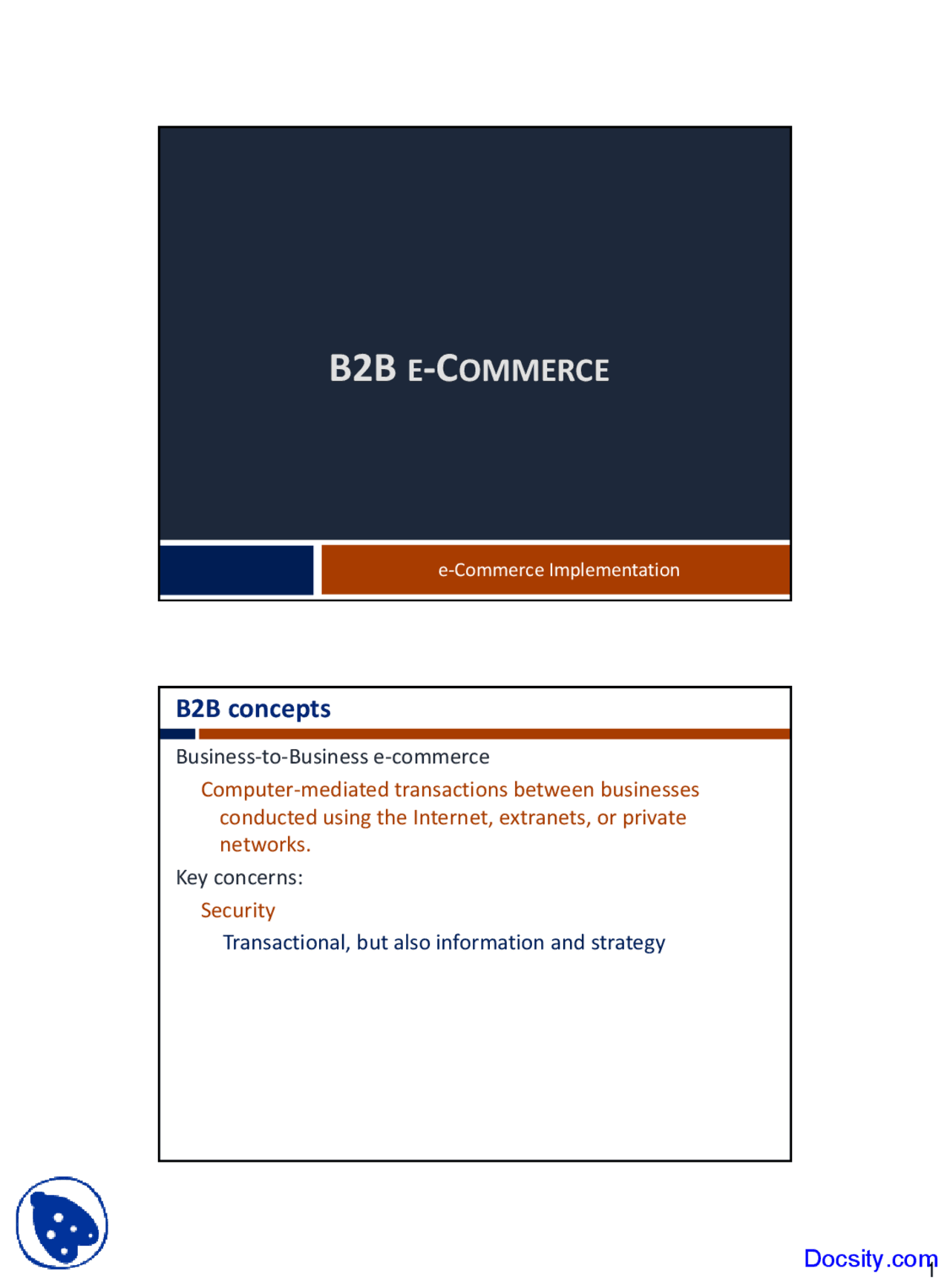 Automation E Commerce Lecture Slides Docsity Automation E Commerce Lecture Slides Docsity