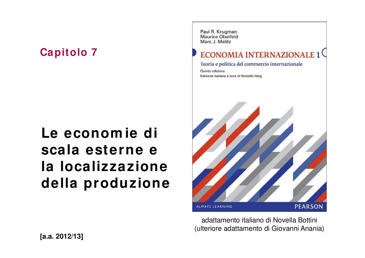 cosa sono le economie di scala