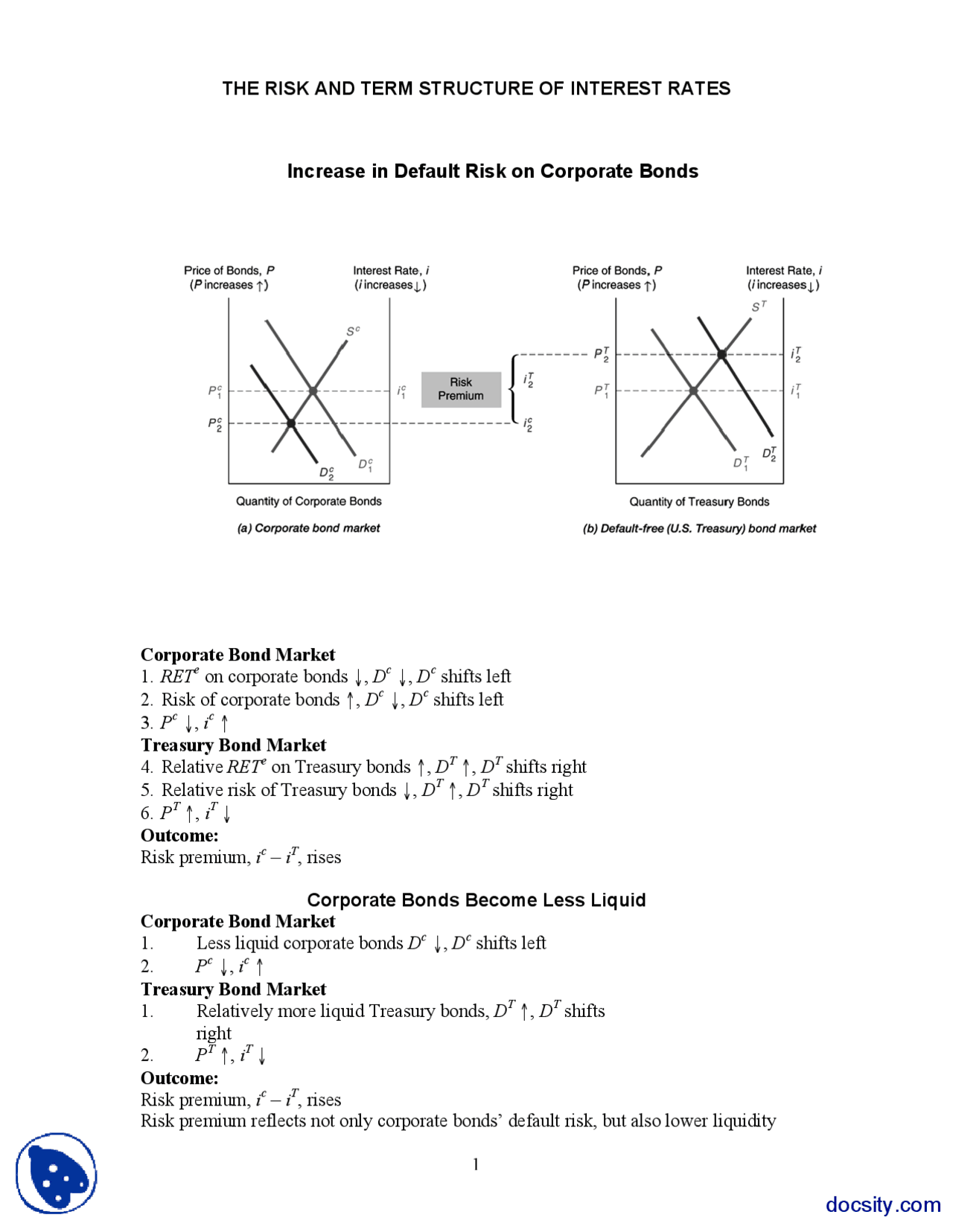 Structure of Interest Rates - Money Banking and Financial Markets ...