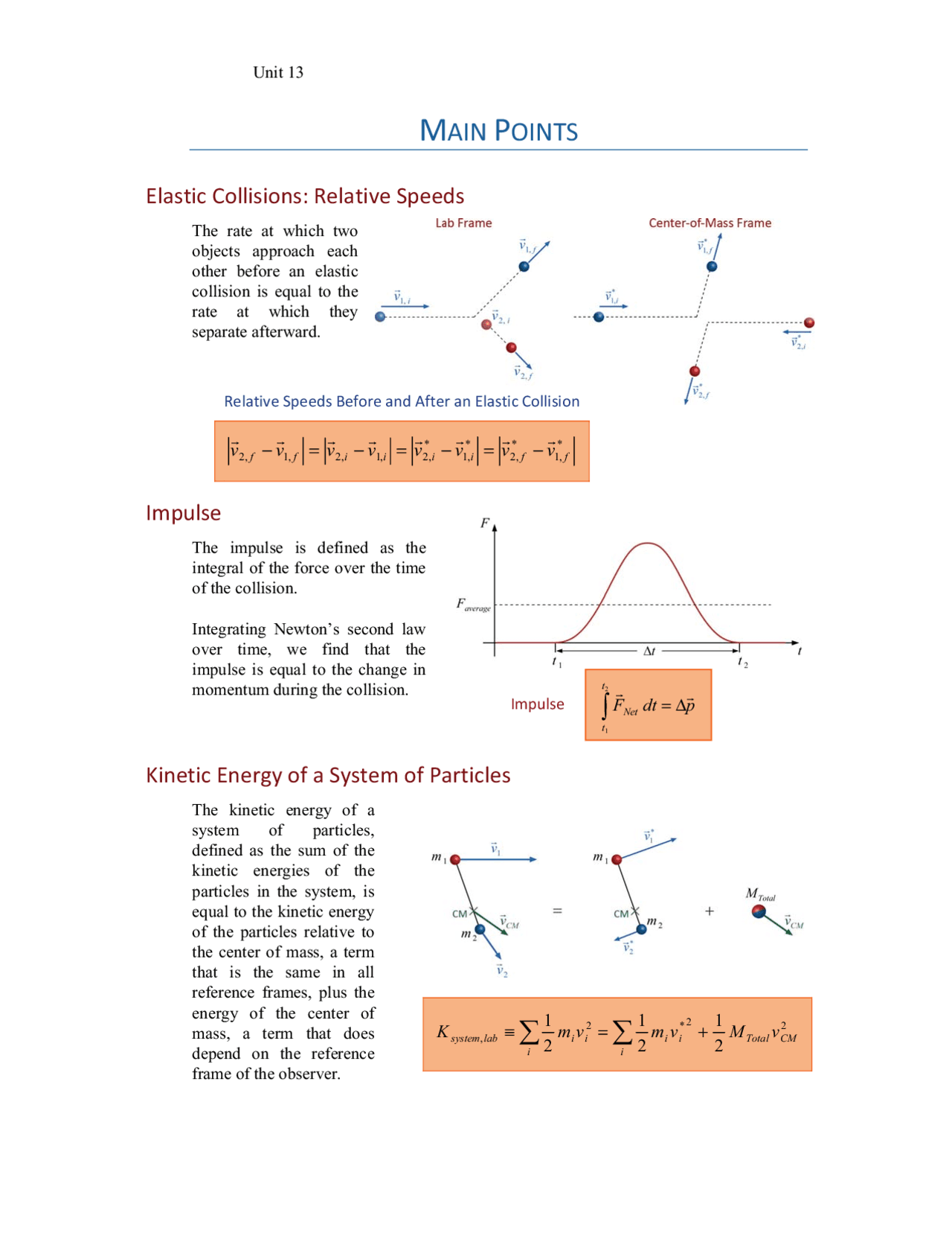 Harris Point Frame Physics Collisions Impulse and Reference Frames - Physics for Scientists and ...