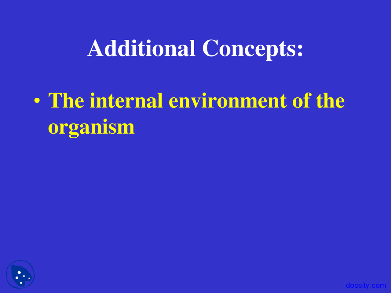 Internal Environment of Organism - Basic Human Anatomy - Lecture Slides ...