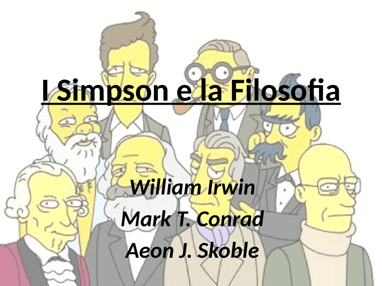 i simpson e la filosofia libro