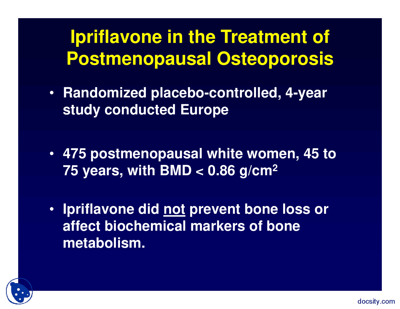 Postmenopausal Osteoporosis Health Lecture Slides Docsity