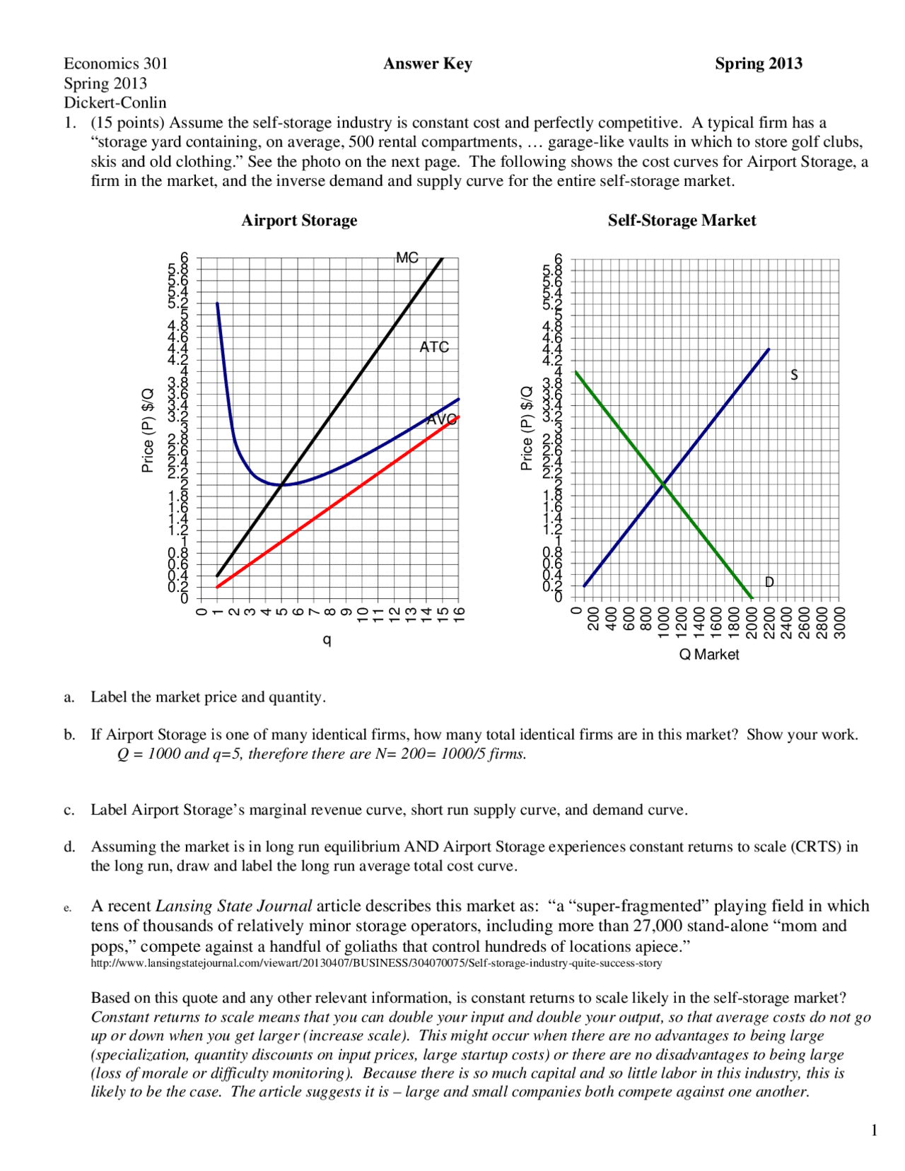 Final Exam Answers for Intermediate Microeconomics | EC 301 | Exams ...