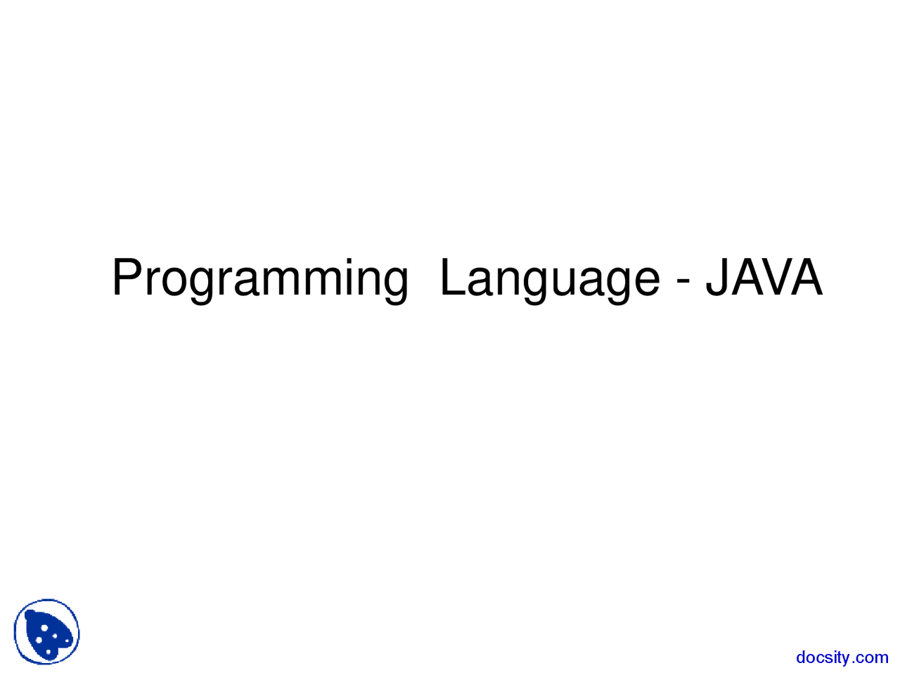 Containers - Java - Lecture Slides | Slides Java Programming | Docsity