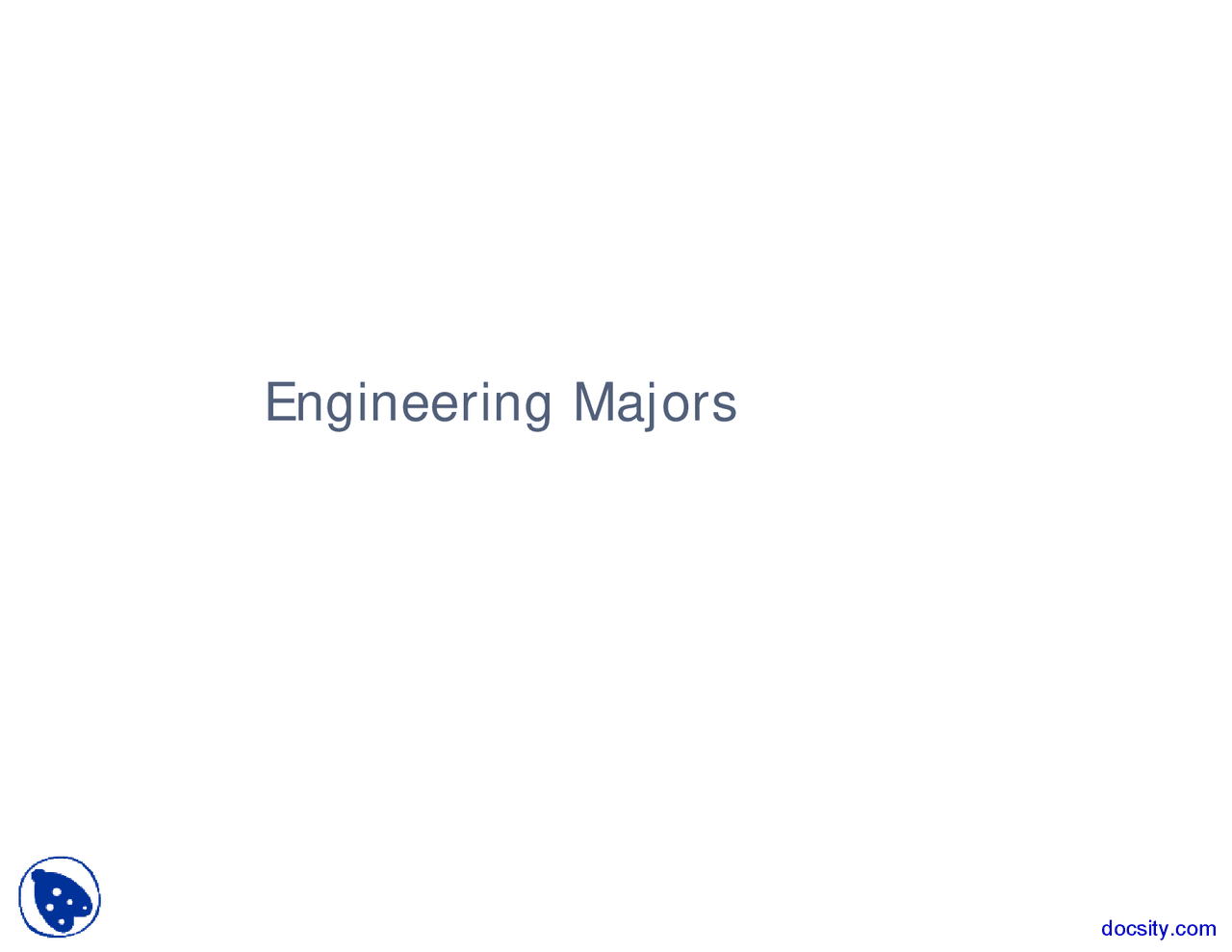 Engineering Majors Introduction To Mechanical Engineering Lecture
