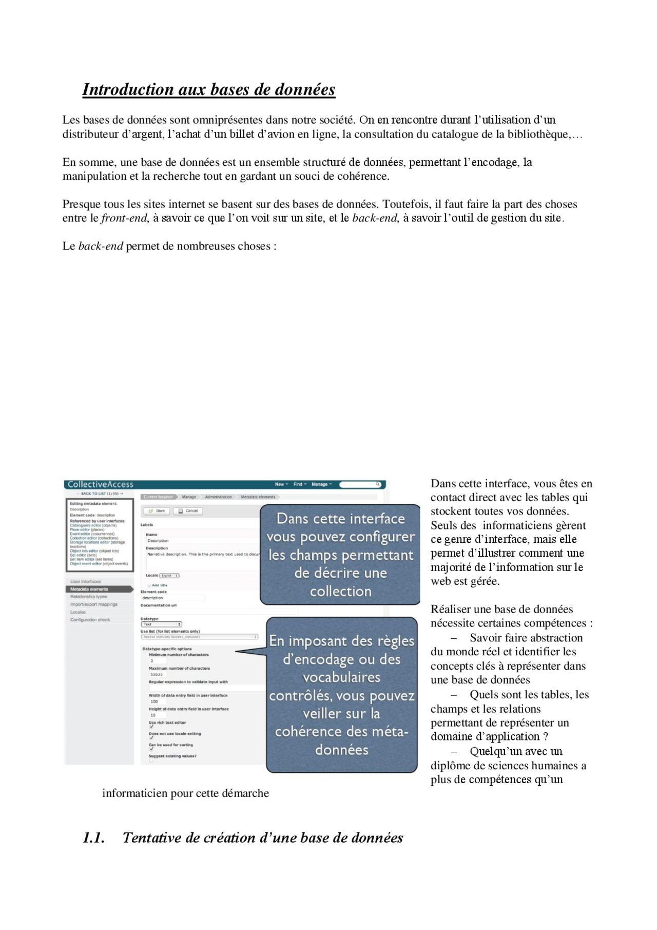 Notes sur l'introduction aux bases de données - Docsity