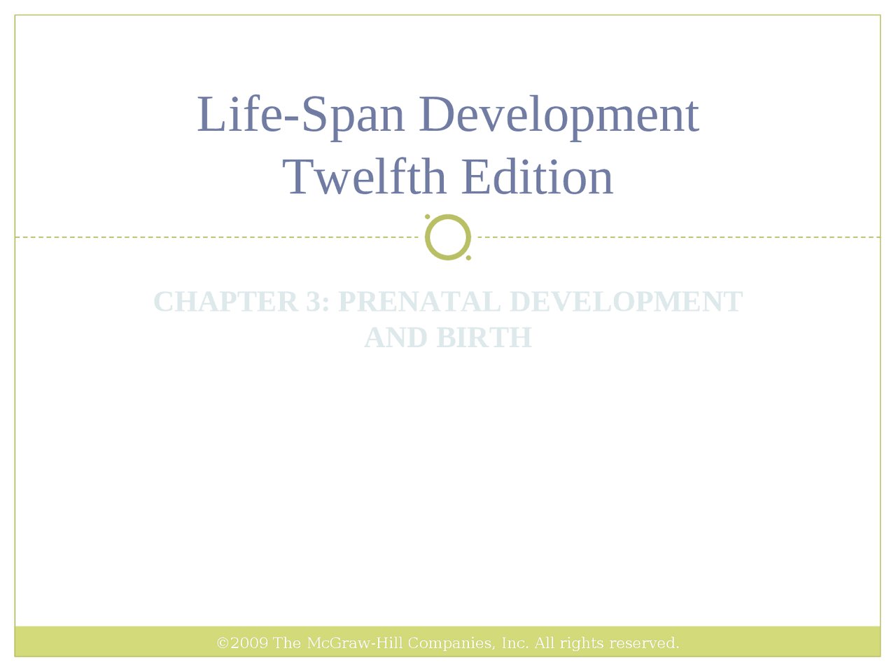 The Prenatal Development and Birth - Study Guide | PSYC 2070 - Docsity