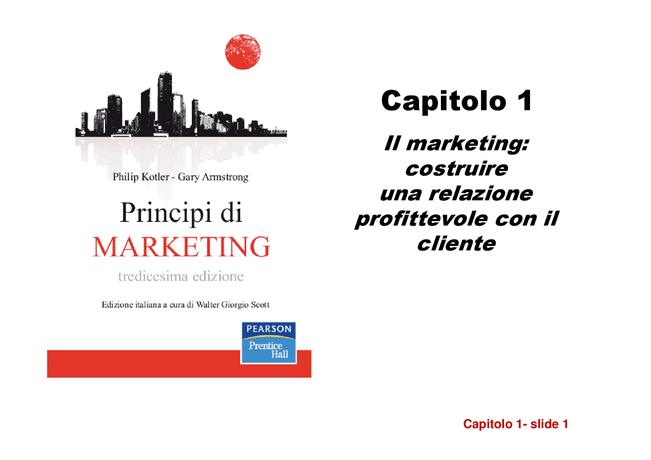 Slide del libro Principi di marketing - Kotler/Armstrong 13a ed
