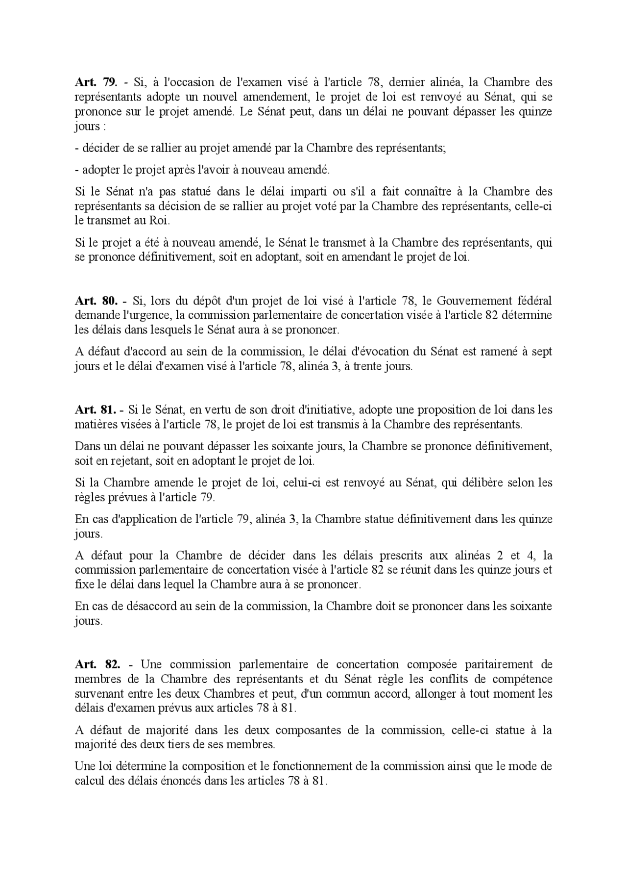Notes sur la constitution belge 2° partie Docsity