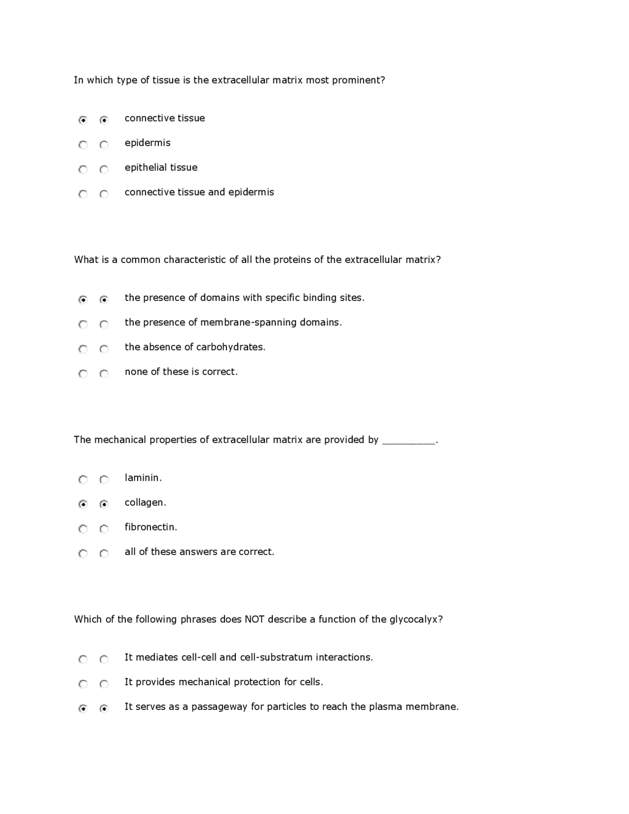 Cell Biology Practice Quiz 5 with Answers PCB 4023 Docsity