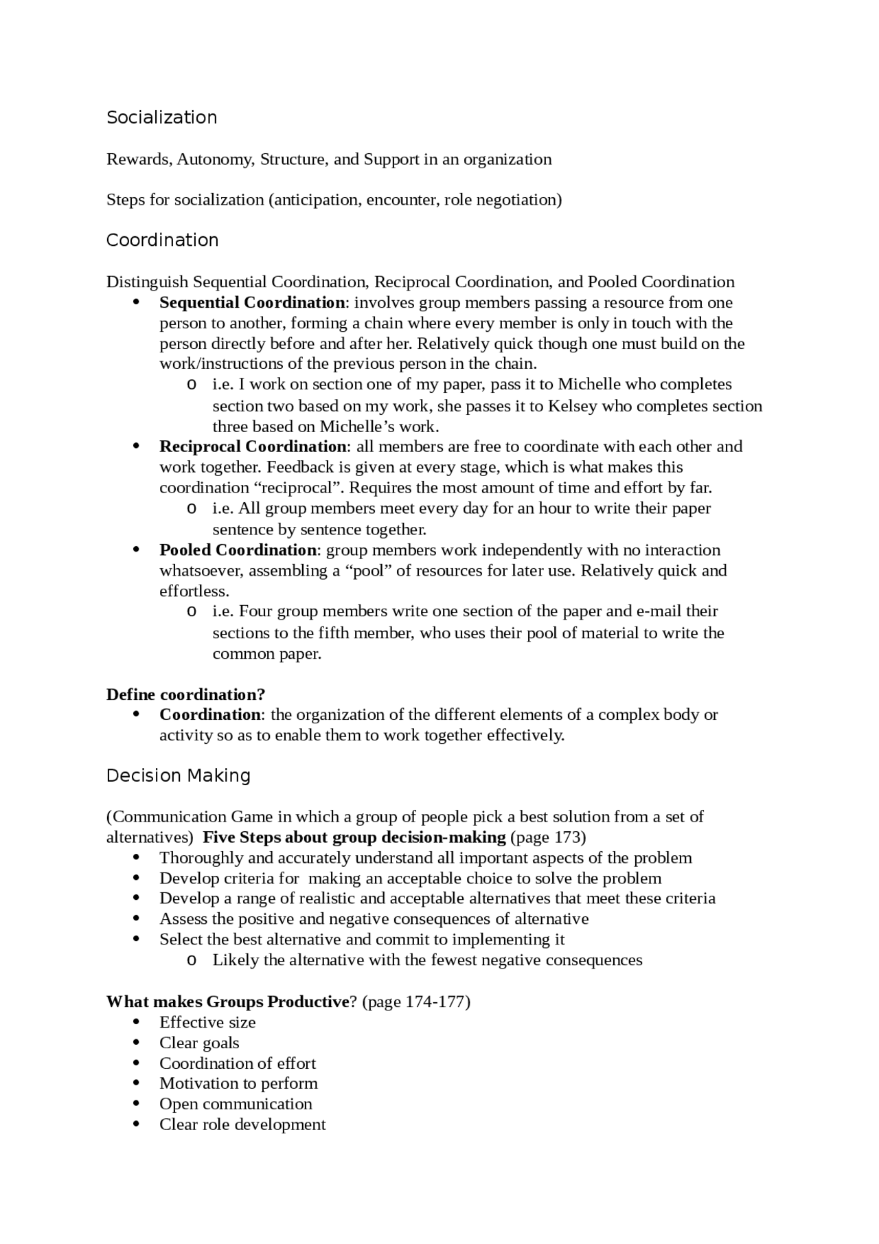 Final Exam Study Guide - Human Communication | COM 100 - Docsity