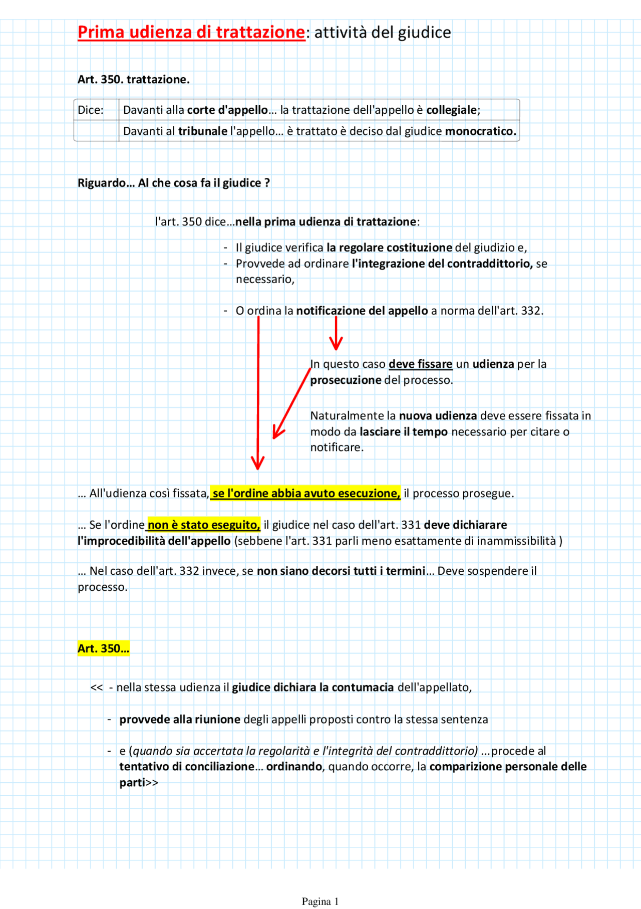 DELL'APPELLO procedura civile Docsity