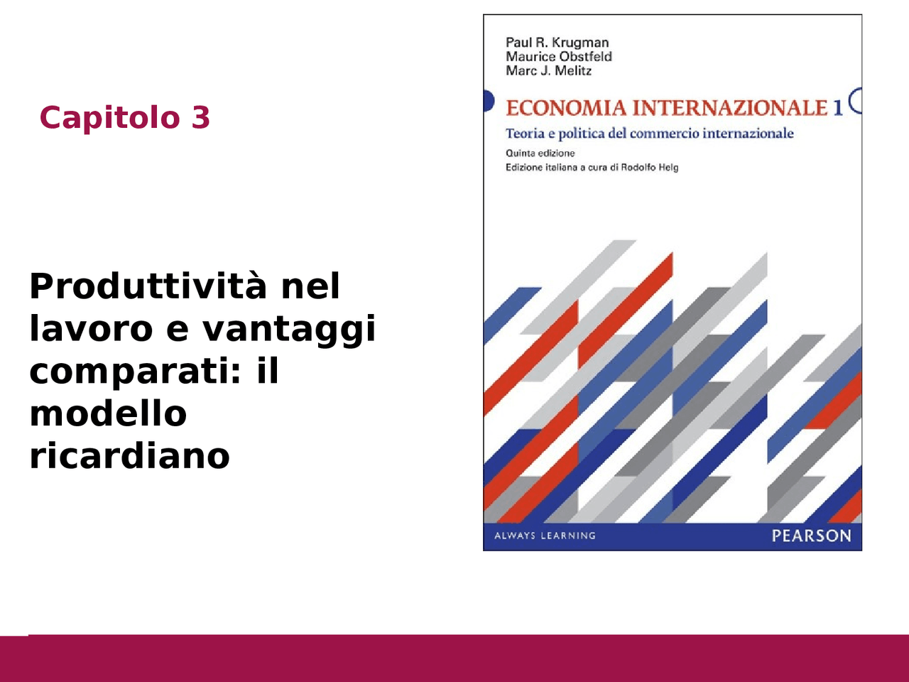 Krugman economia internazionale - Docsity