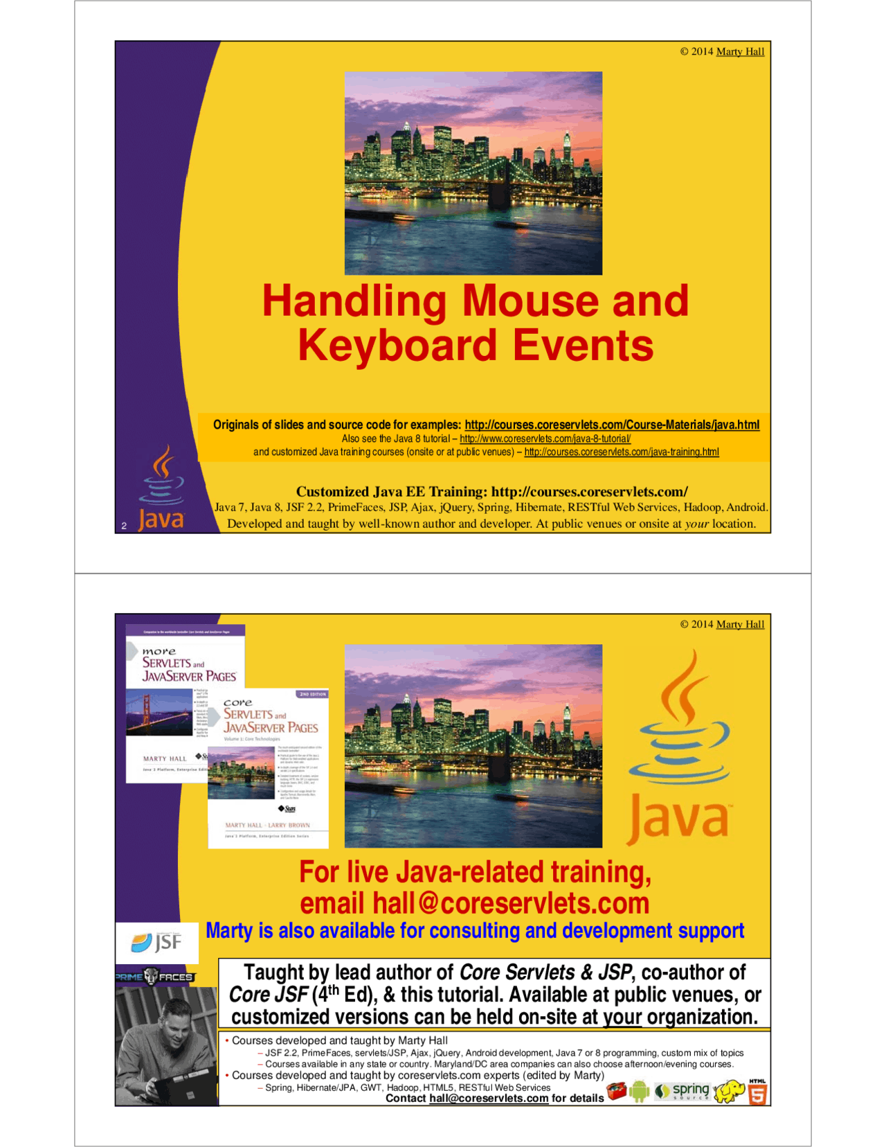 Java Event Handling: Handling Mouse and Keyboard Events | Study notes ...