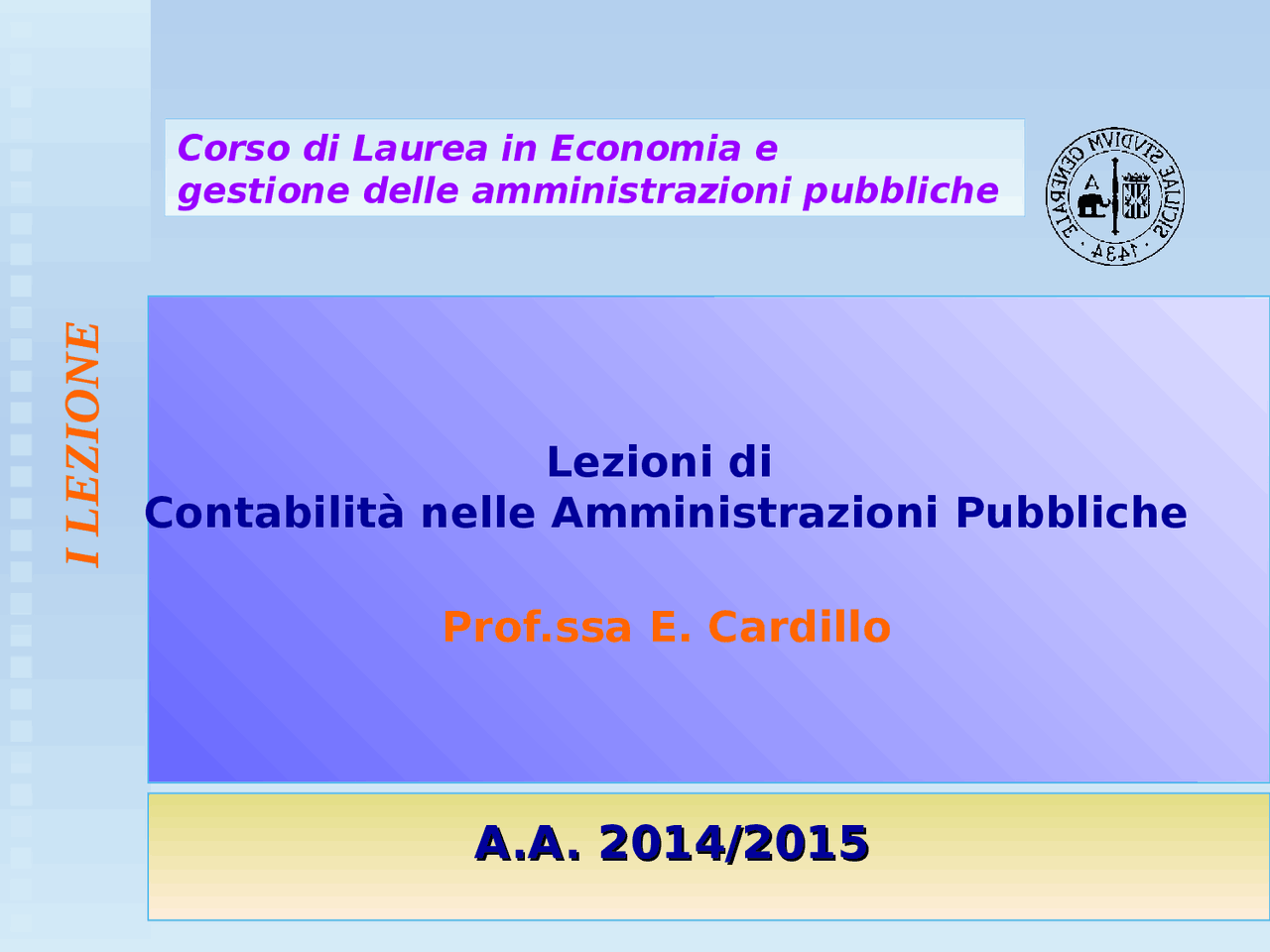 Riassunto contabilità delle amministrazioni pubbliche - Docsity