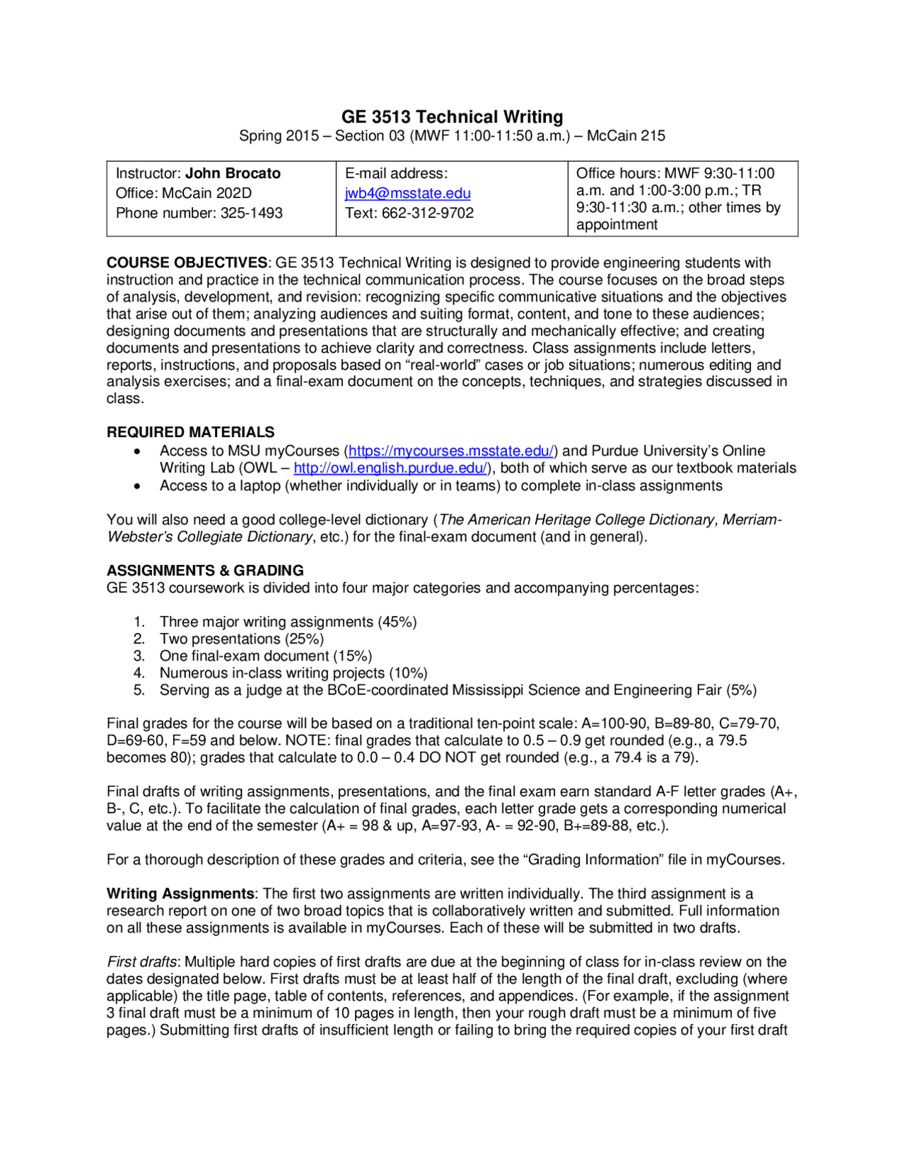 Notes For Exam Review Technical Writing Ge 3513 Docsity