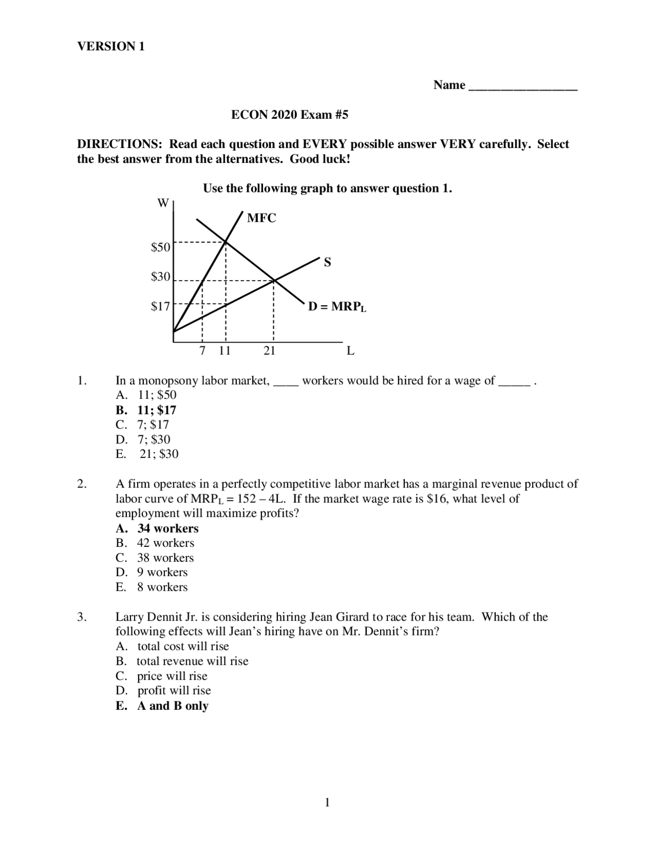 25 Questions for Final Exam - Principles of Macroeconomics | ECON 2020 ...
