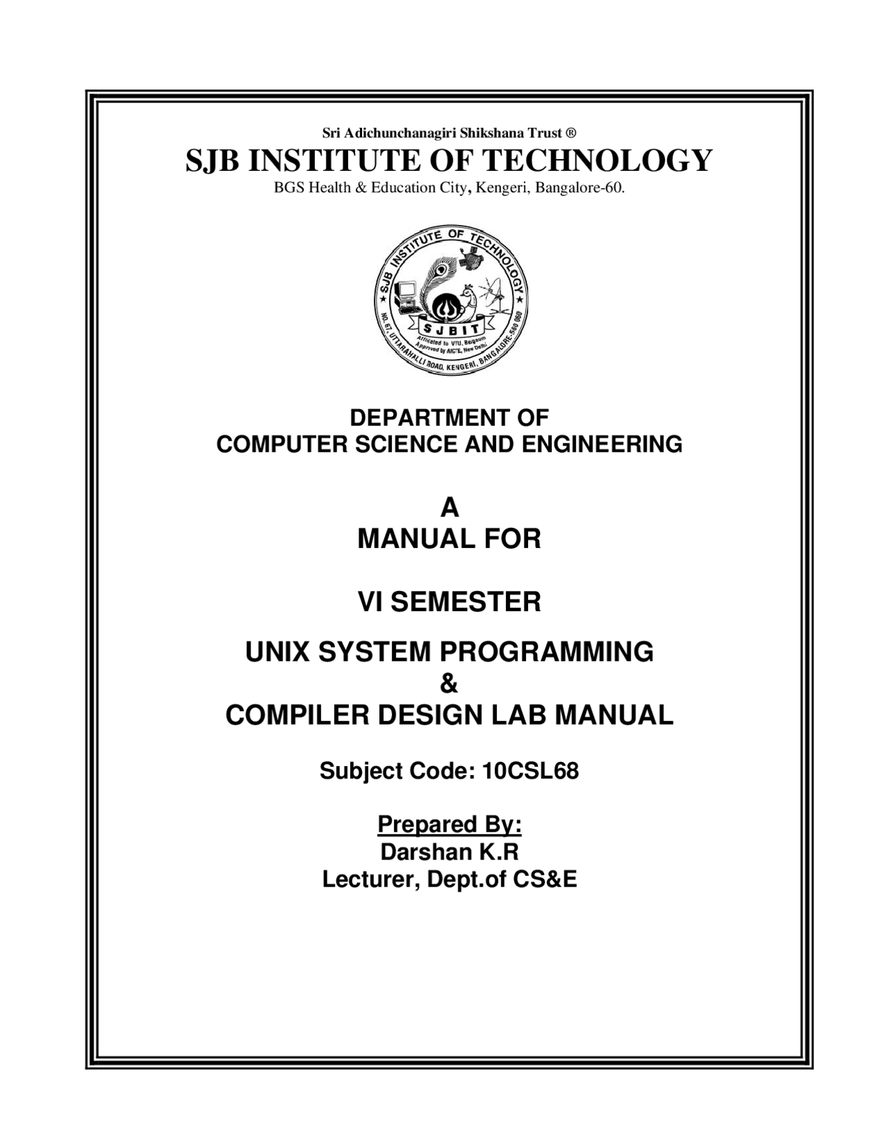 UNIX system programming & Compiler Design | Study Guides, Projects ...