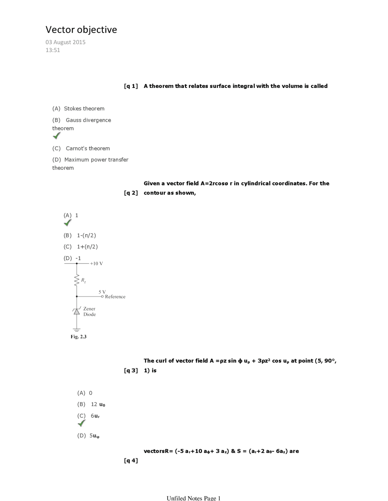Vector objective - Docsity